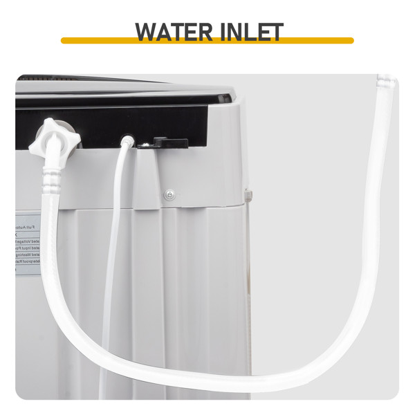 Fully Automatic Top-Opening Portable Mini Washing Machine, Black