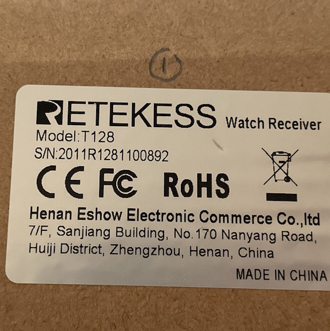 Wrist Watch Receiver for Wireless Calling System