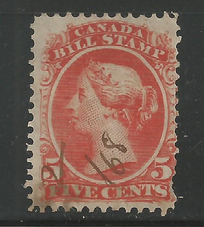 Canada Revenue - Second Bill Issue - Van Dam no FB22 - used