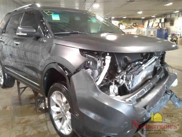 2015 Ford Explorer Passenger Front Headrest Only Black Leather
