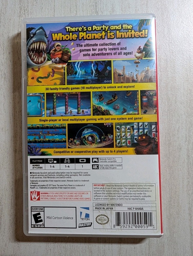NO GAME Party Planet Case Nintendo Switch