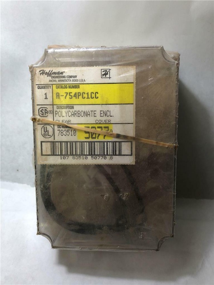Hoffman Polycarbonate Enclosure A-754PC1CC