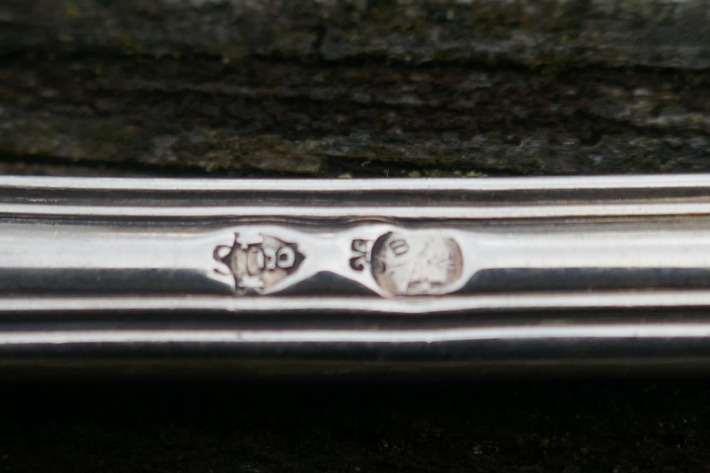 Antique Dated 1907 Dutch .833 Fine Silver Fish Server - 12.25" Long
