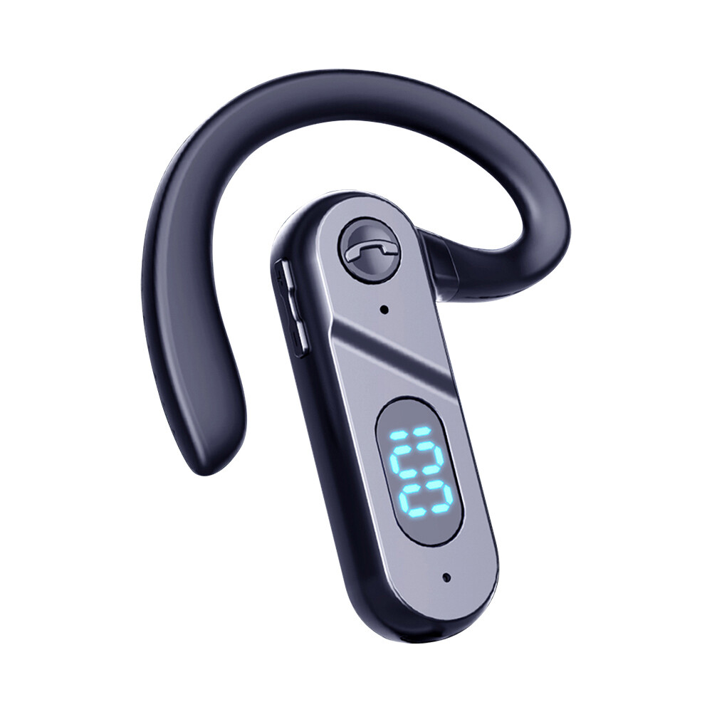 Bluetooth 5.2 Earphone Headset Stereo Earhook w/ Mic for IOS Android Cell Phones