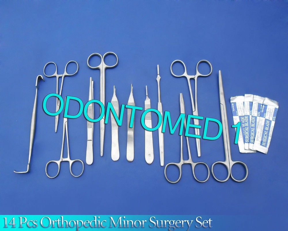 14 Pcs Orthopedic Minor Surgery Set Kit Surgical Instrument DS-770