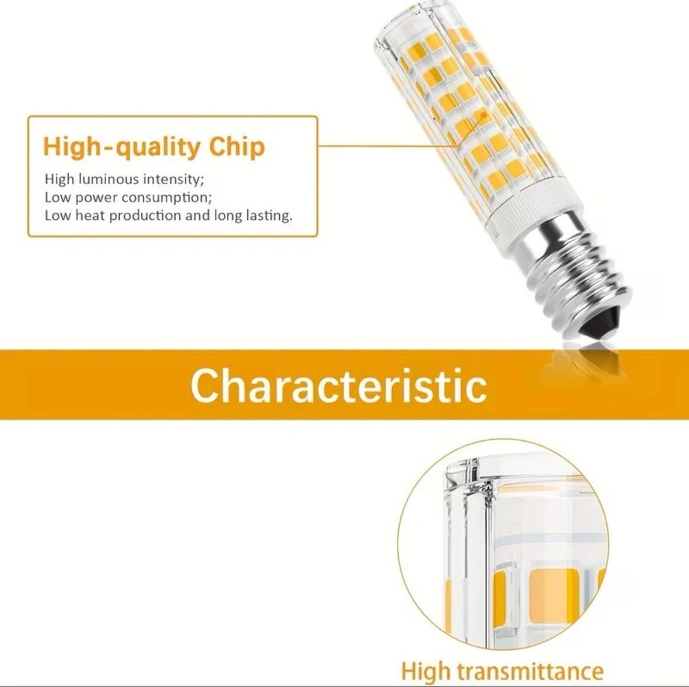 3 LED bulbs E14 220-240V 6000K cold light 3W