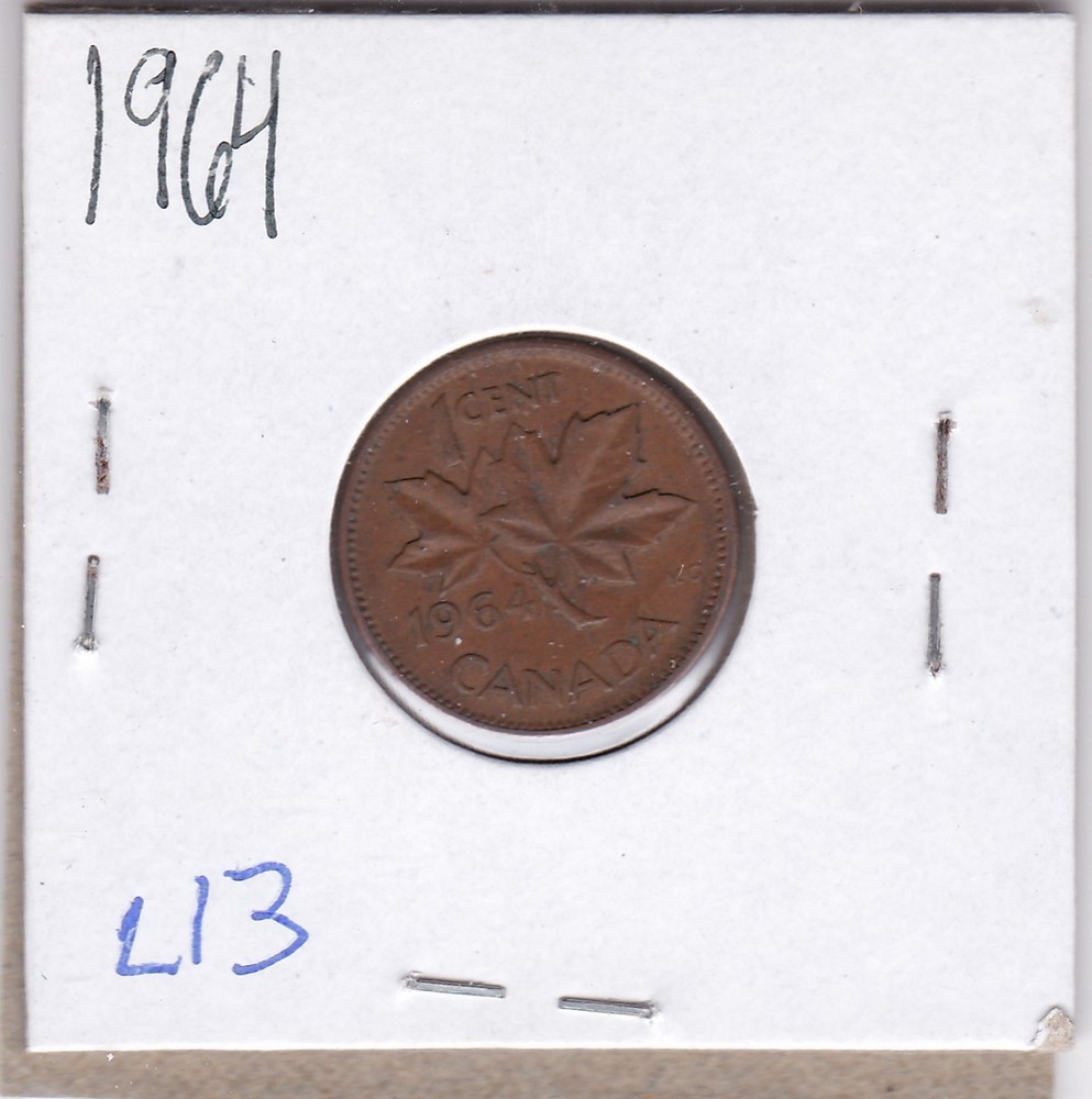 1964 Canada Cent L13