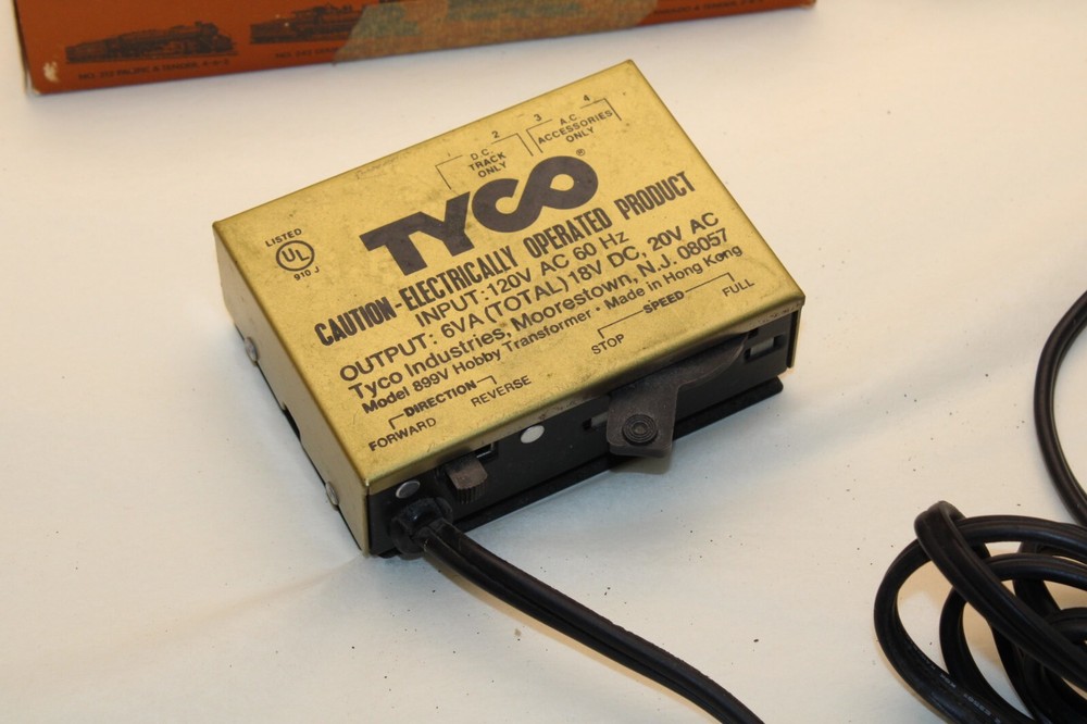 Vintage Tyco Train power pack Model No.899V - TESTED - Working Unit