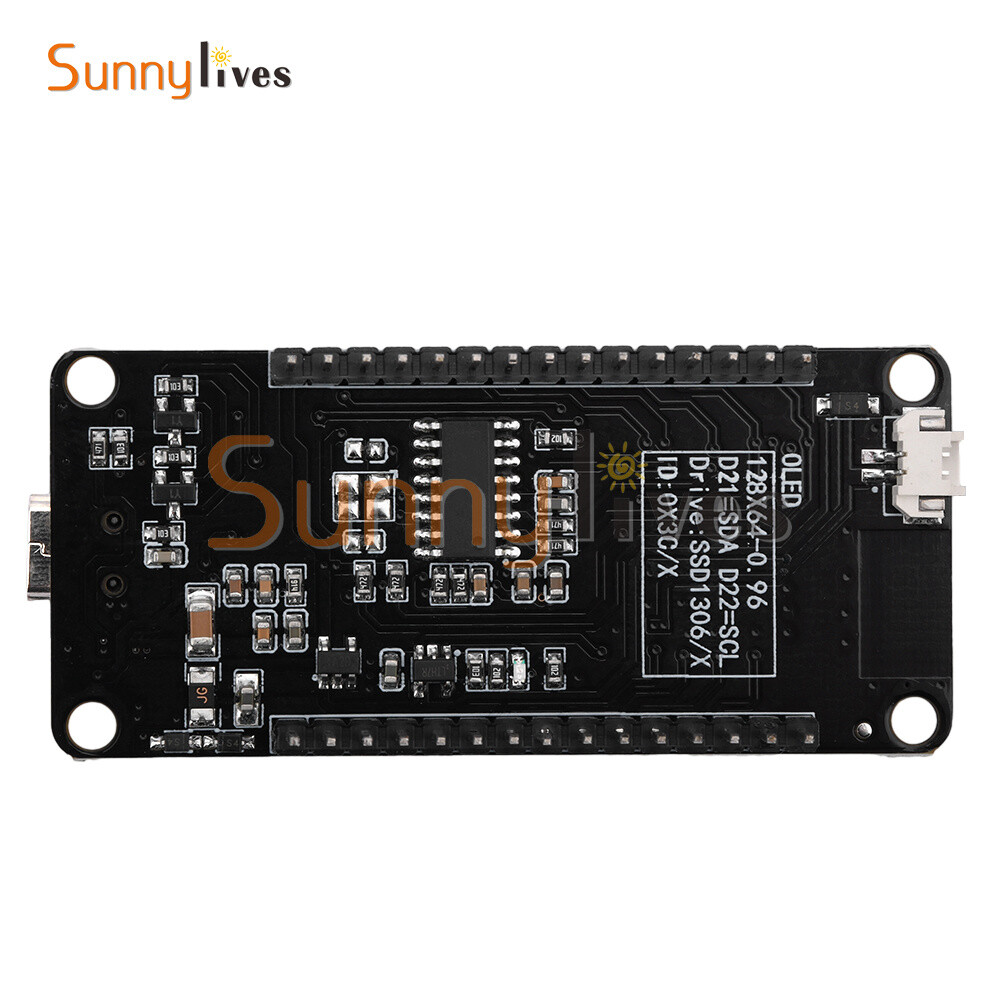 0.96" ESP32 ESP-WROOM-32D WIFI Bluetooth Development Board OLED CH340C Module