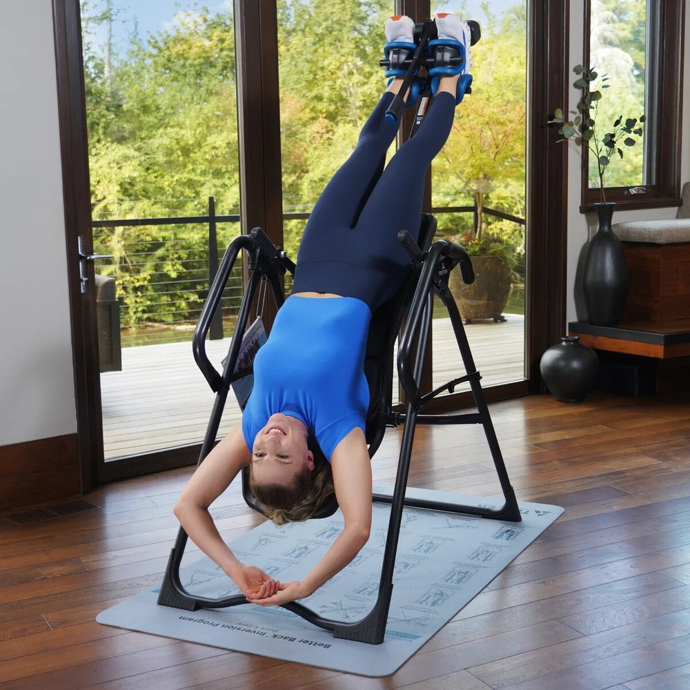 Teeter Fitspine FX-3 Premium Inversion Table with Program Mat + Comfort Cushion