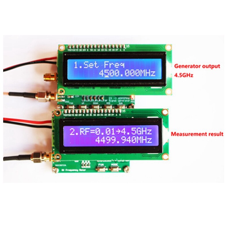 1Hz～4.5GHz RF HF Frequency Meter
