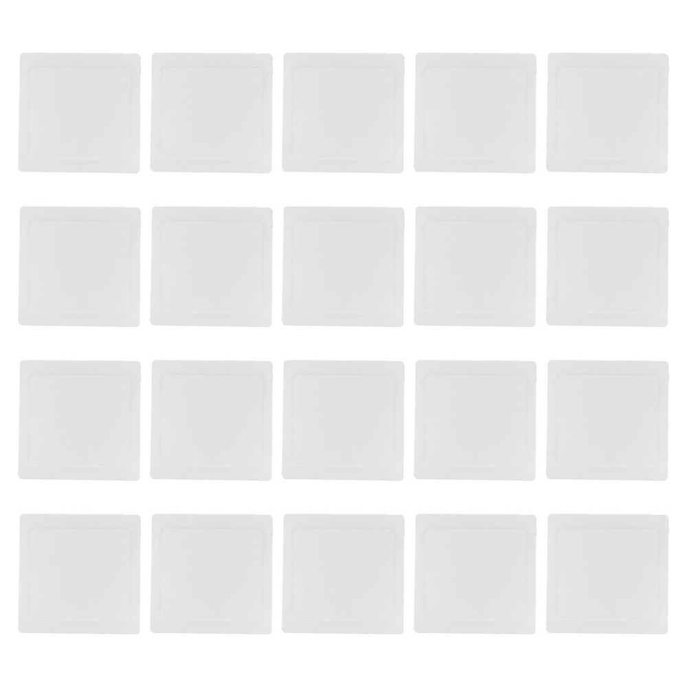 20 Pcs Switch Box Plate Covers White Modern Wall Electrical Outlet