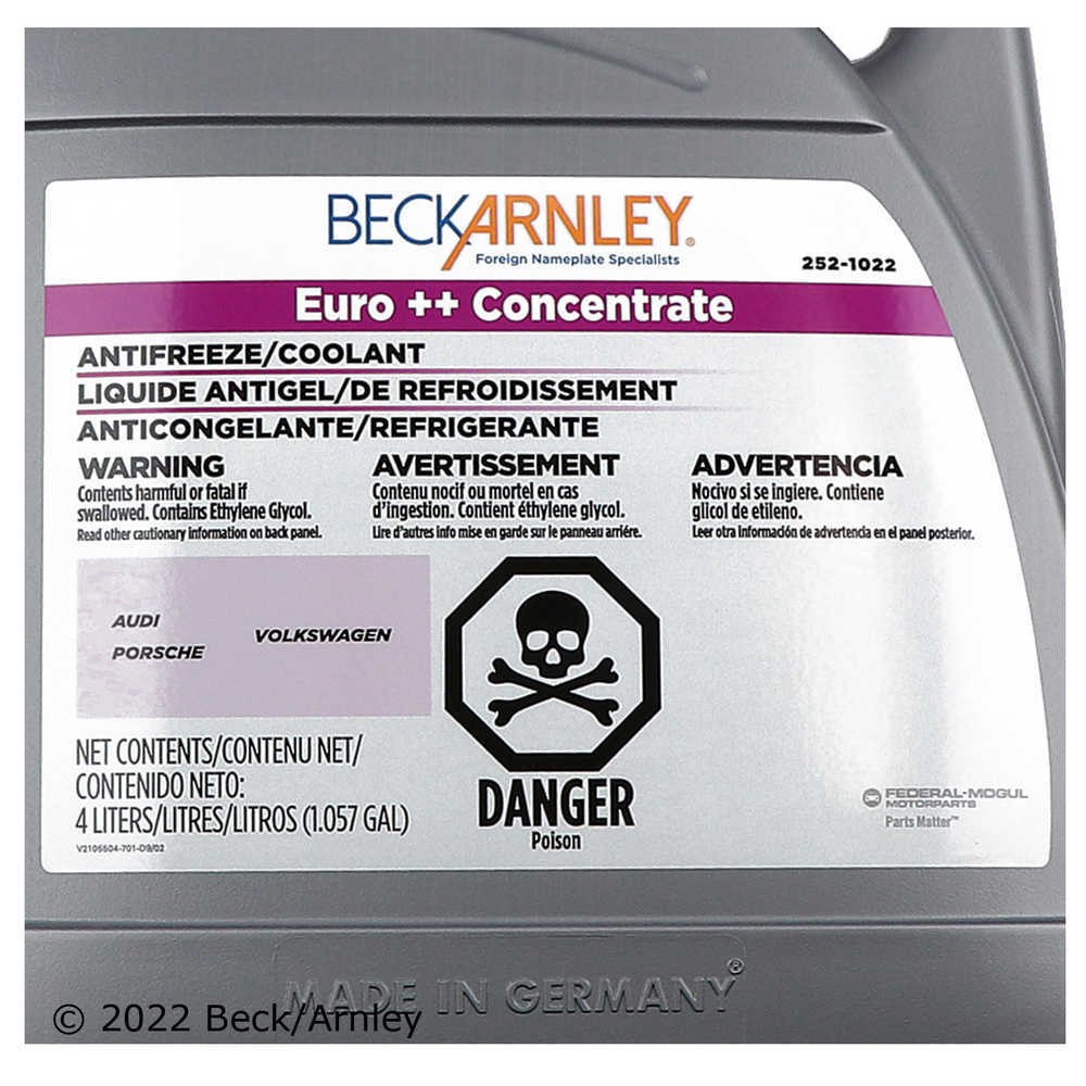 Anti-Freeze Beck/Arnley 252-1022
