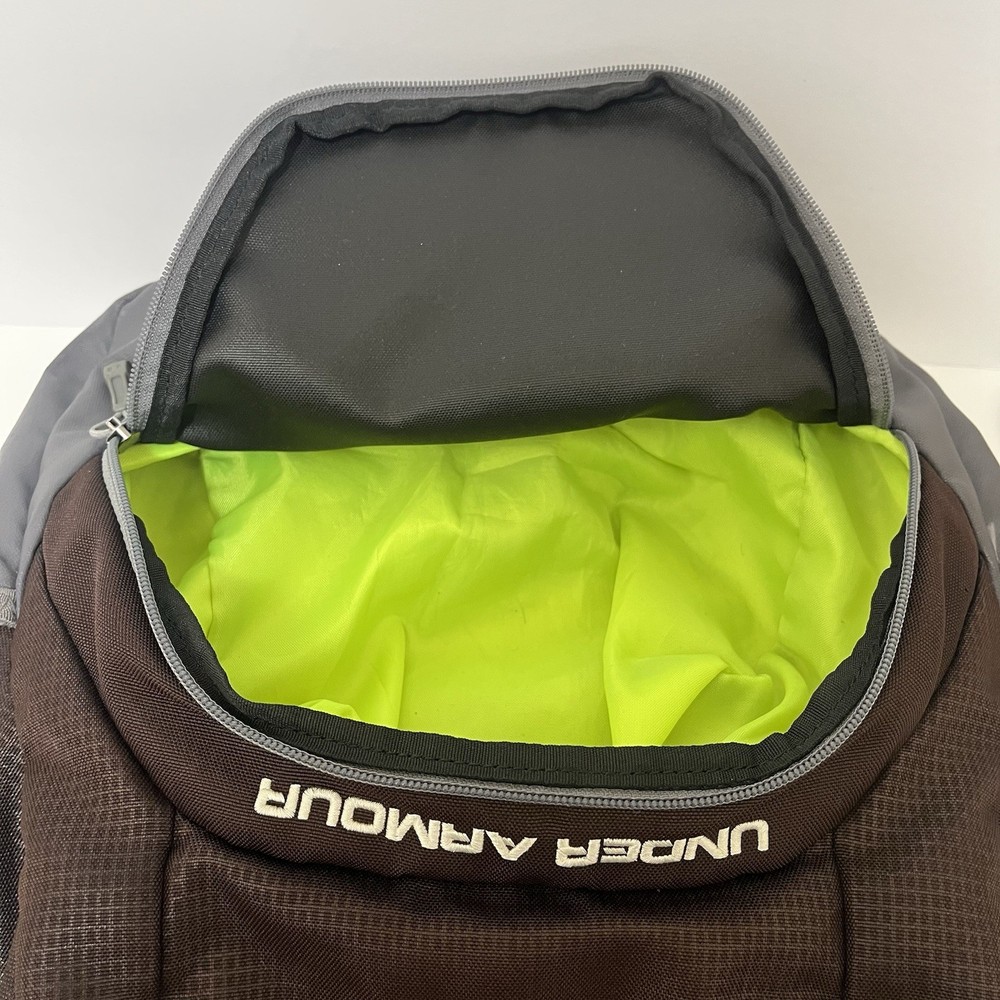 Under Armour Storm Backpack brown/neon yellow Used