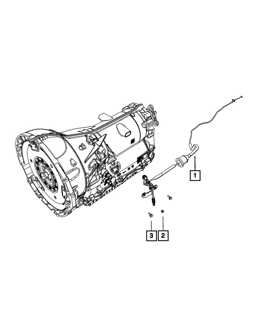 Genuine Mopar Automatic Transmission Cable 4670705AA