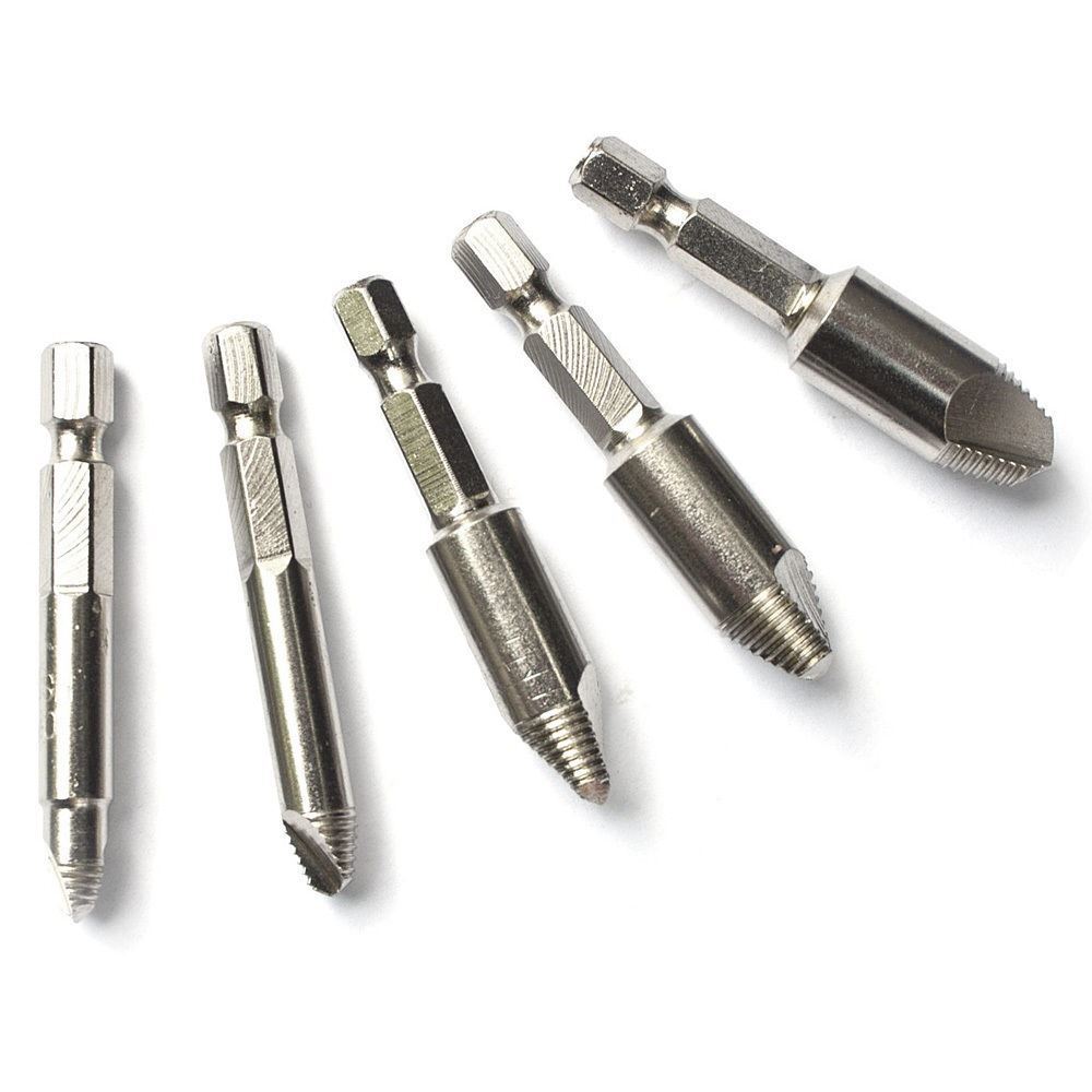 12PC EASY OUT DAMAGED SCREW STUD BOLT REMOVER PULLER EXTRACTOR NUT SPLITTER SET