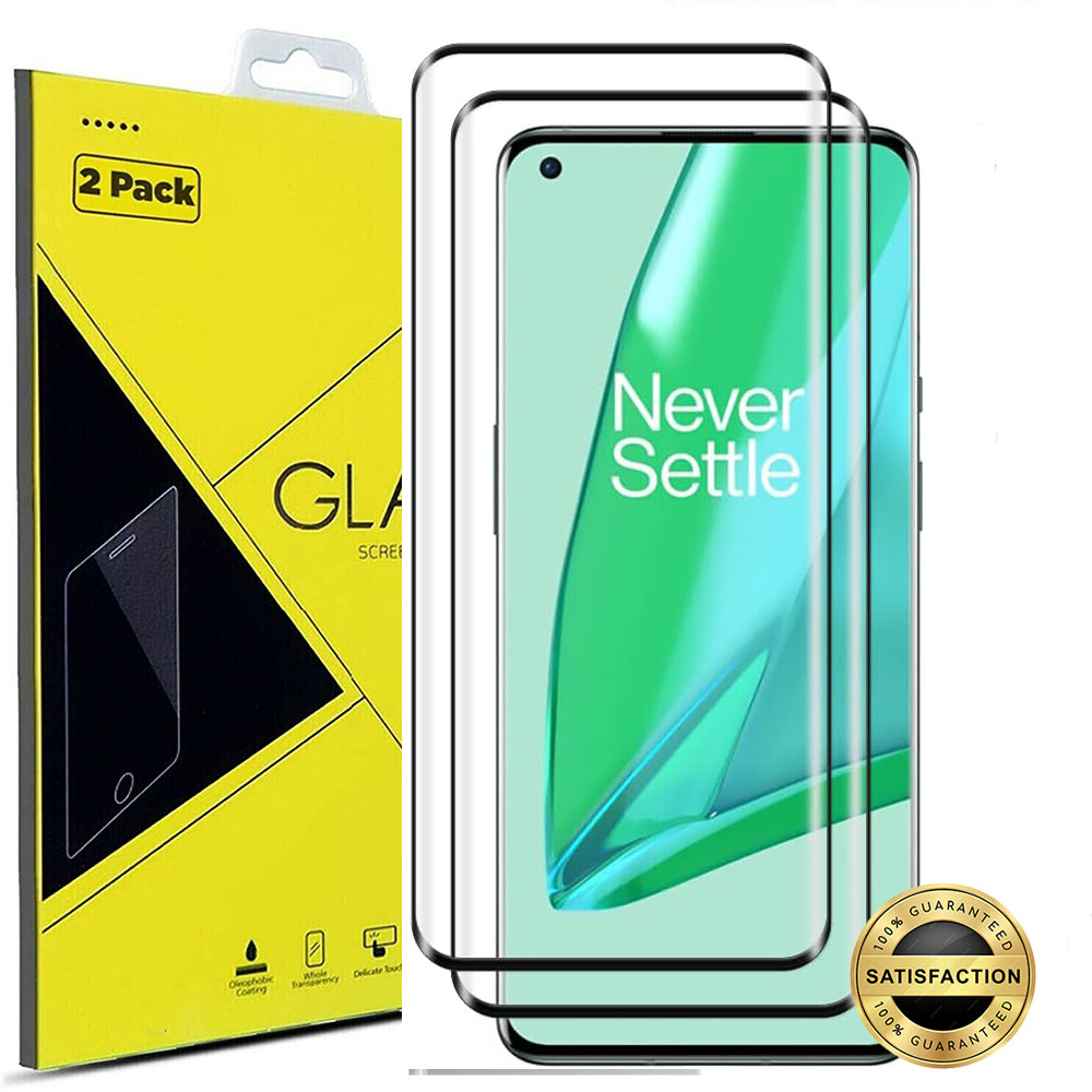 2x 3D Curved Full Coverage 9H Tempered Glass Screen Protector For ONEPLUS 9 Pro