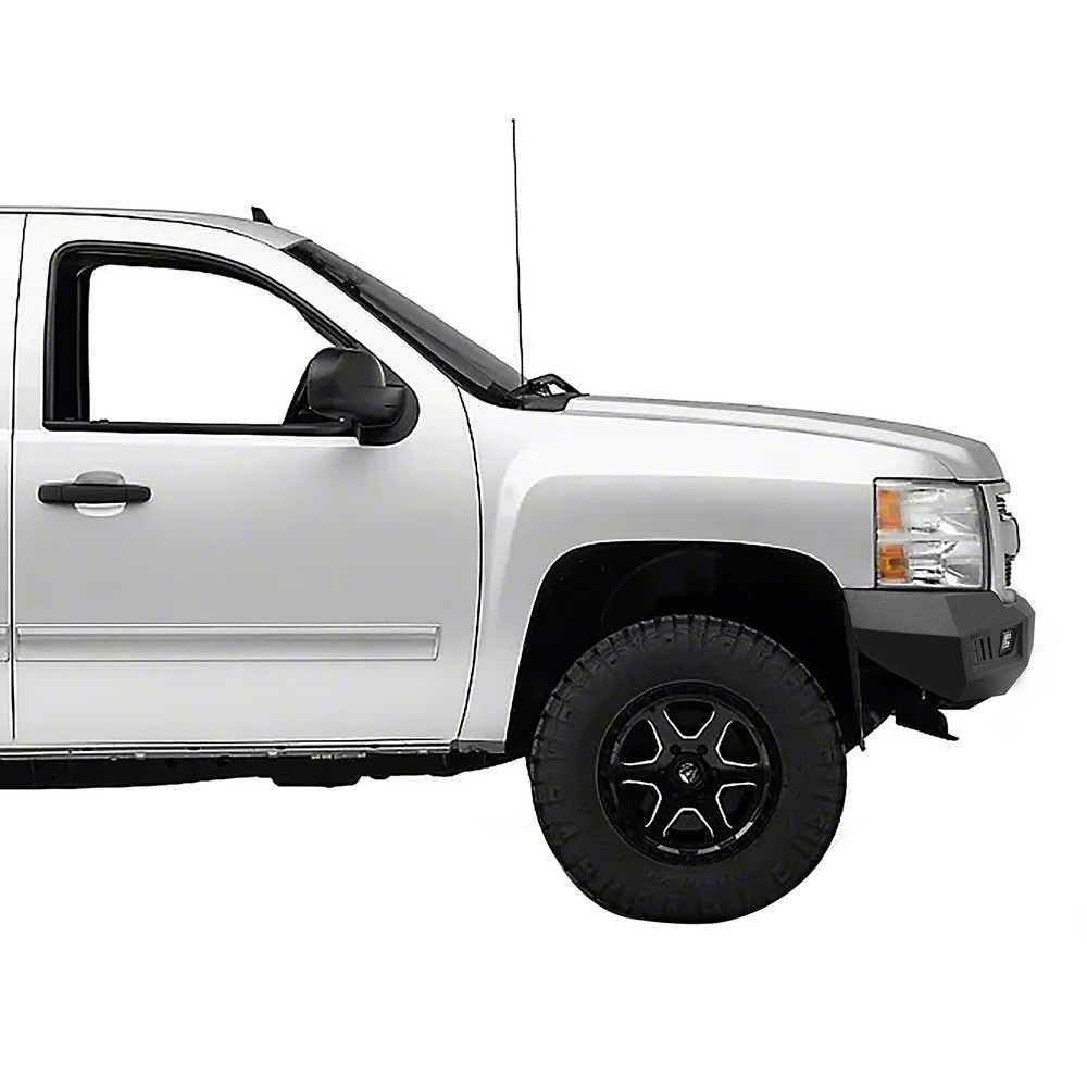 Off-Road Front Bumper Assembly w/ Light Bar for Chevy Silverado 1500 2007-2013