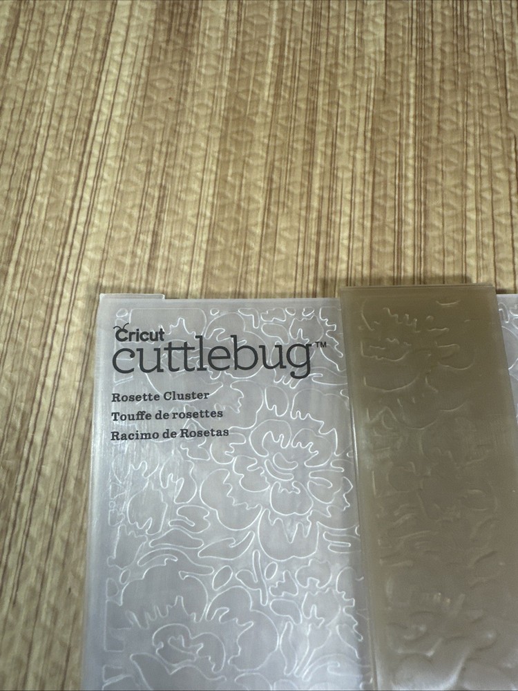 ROSETTE CLUSTER Anna Griffin Embossing Folder & Border Rose Cuttlebug