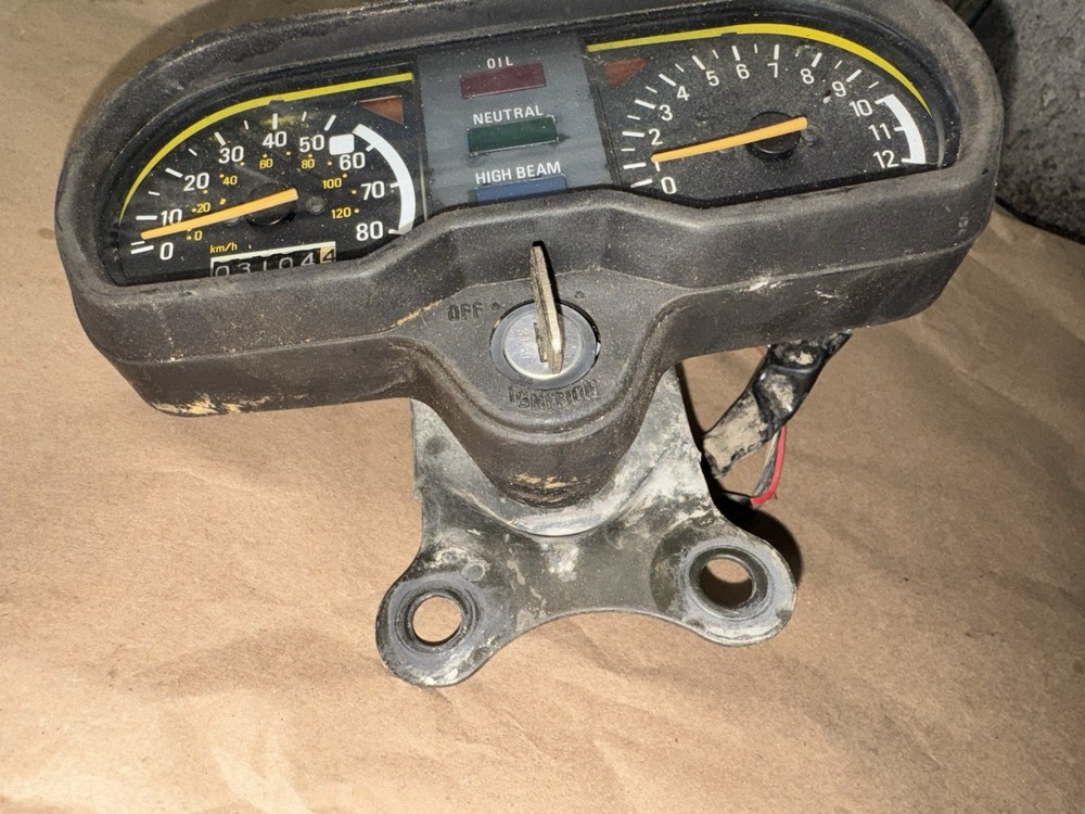 83 yamaha Rx-50 Speedometer Tachometer Ignition Switch