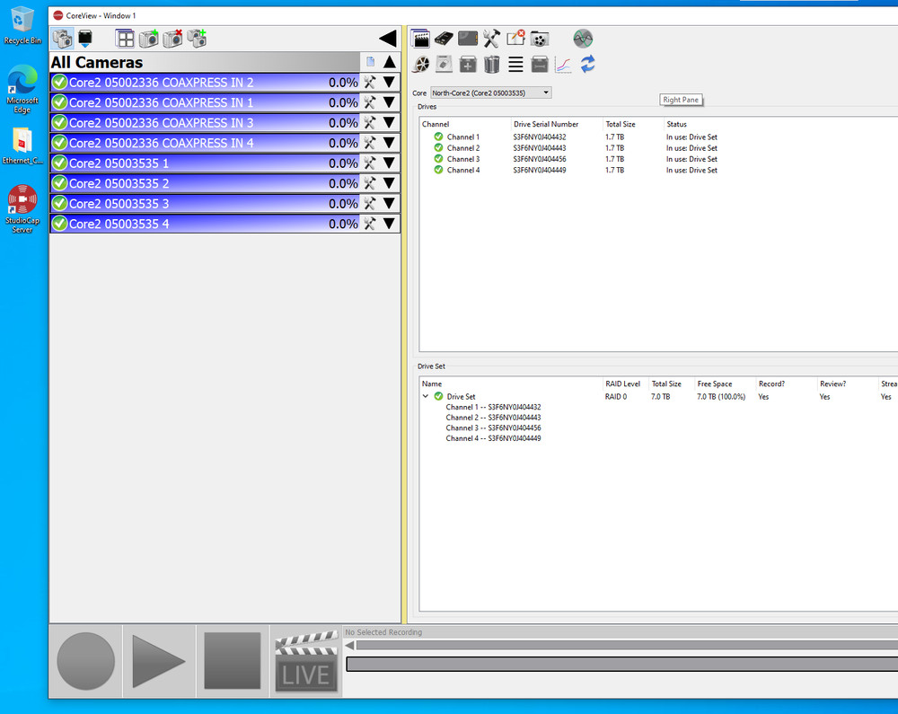 IO Industries DVR Express CORE 2 CXPLUS – Multi-Camera Recorder Module – Tested