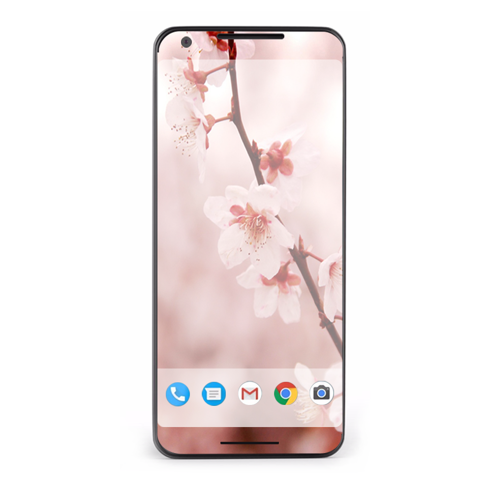 Google Pixel 2 Skins Decal Wrap cherry blossoms