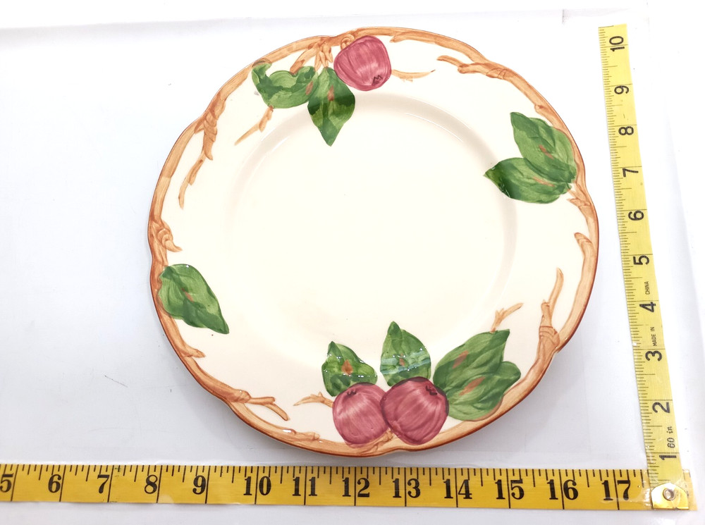 Franciscan vintage replacement plate apple themed