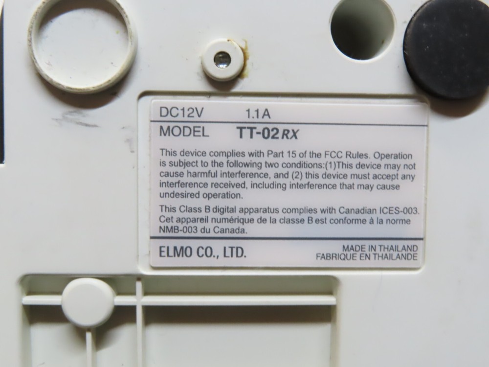 3x - Elmo TT-02RX Teachers Tool Digital Visual Presenter Document Camera