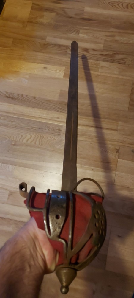 Scottish Sword with basket is a replica