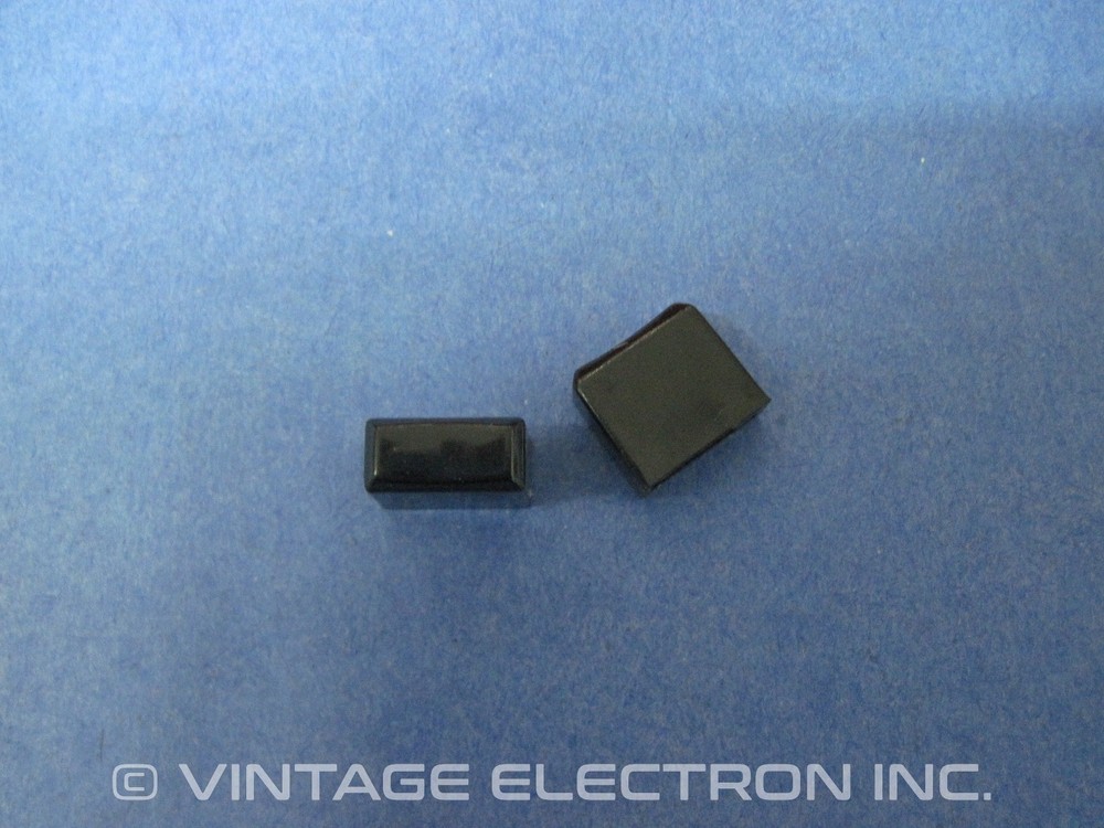 (2) NEW Rectangular Pushbutton (Button) Caps: Kie, E-Switch, Schadow, C&K, etc