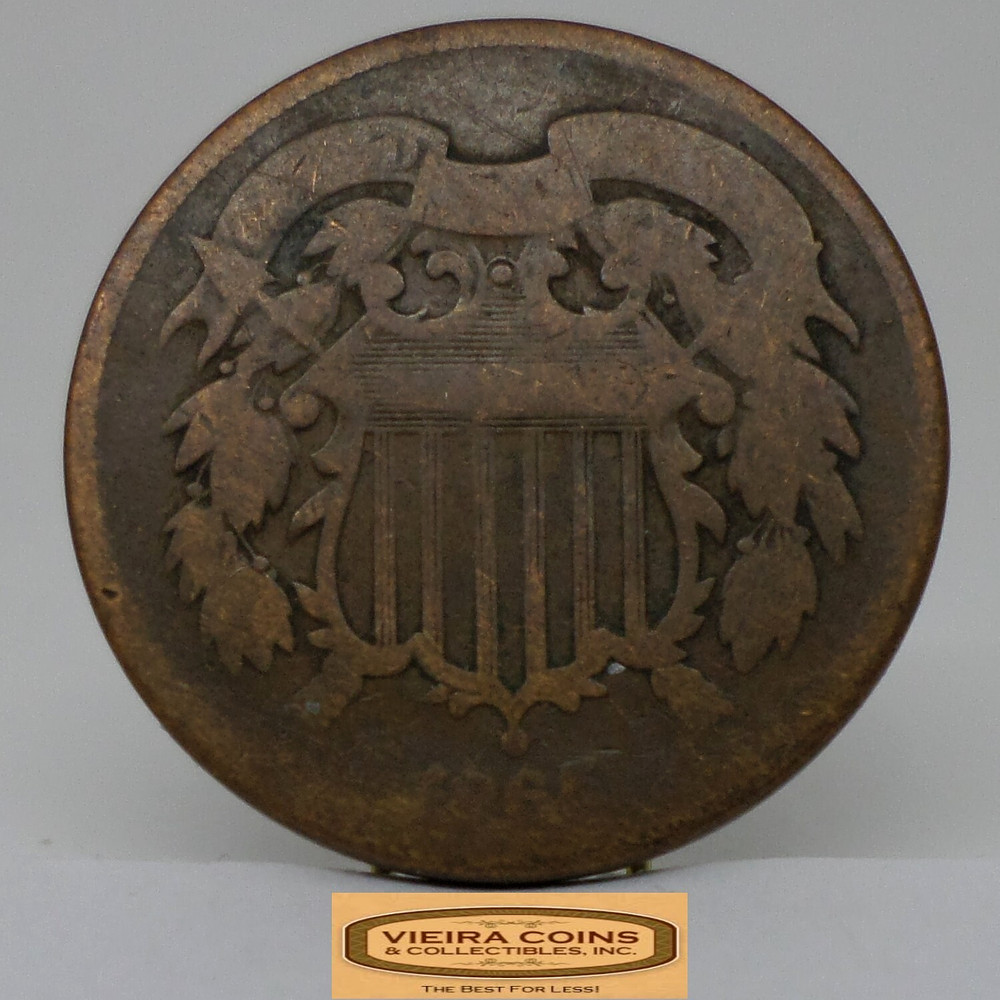 1865 Two-Cent Piece, 2 Cents Piece  - #C48176NQ