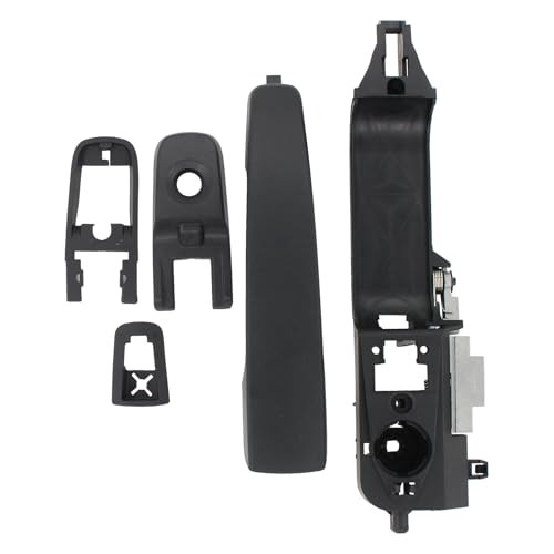 Front Driver Side Exterior Door Handle and Reinforcement Base Bracket Assembly