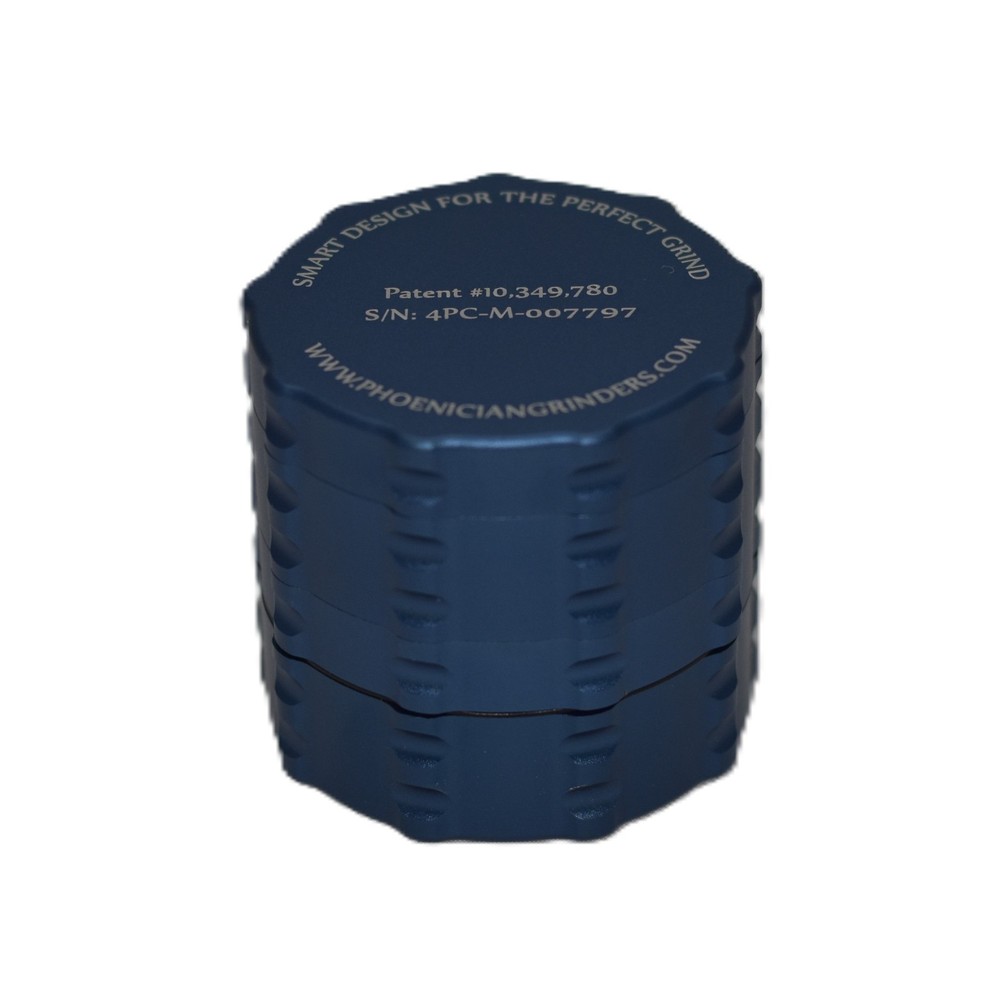 Phoenician - Medium 4 Piece Blue Grinder Authentic