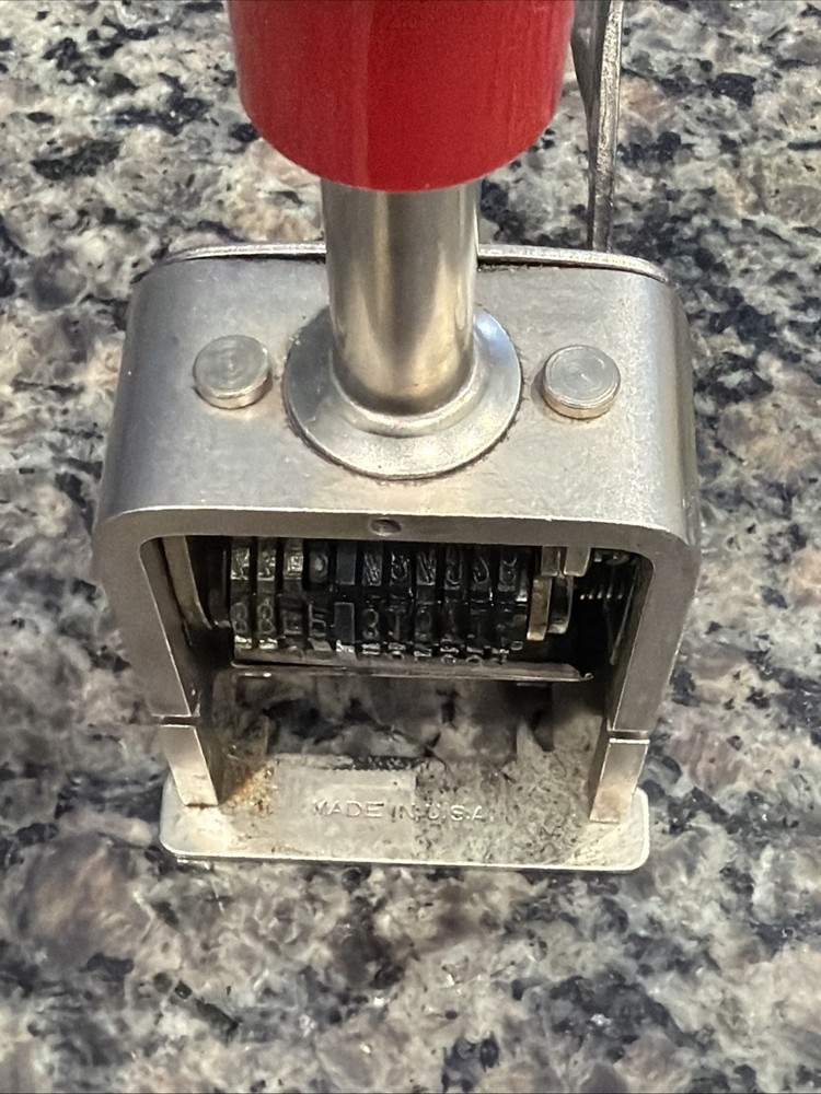 Roberts Model 95L Numbering Machine – Brooklyn NY Vintage Office Tool