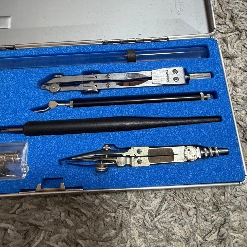 Drapas Drafting Set Compass Protractor Divisor Ruler