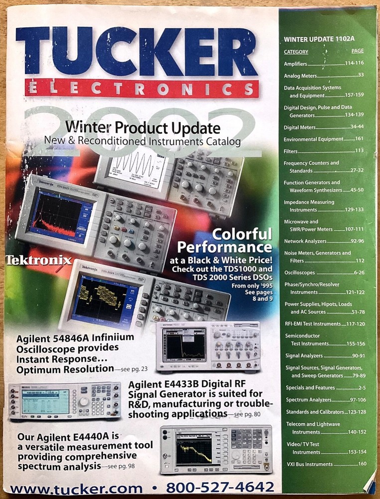 3 Tucker Electronics Product Catalogs/Magazines: 2001/2002/2003