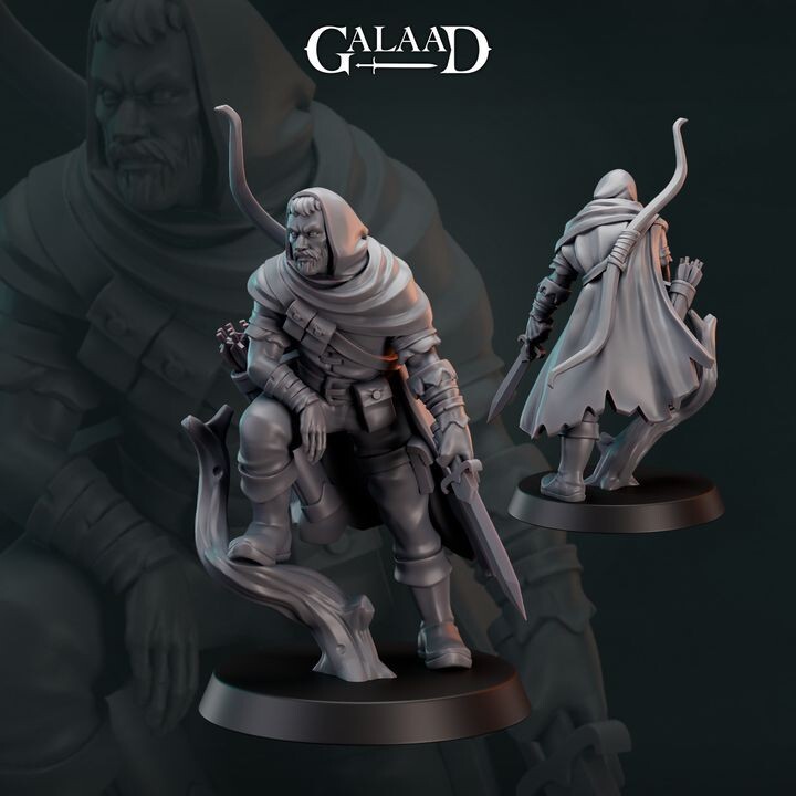 Forest Ranger Bundle - Hunter Archer - Galaad Miniatures - Dungeons and Dragons