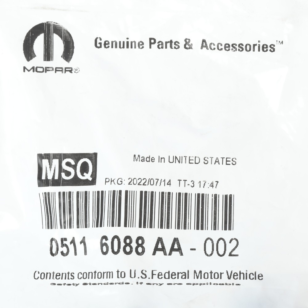 Genuine Mopar 2002-2005 Dodge Neon Front Windshield Washer Nozzle 5116088AA