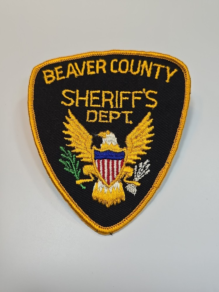 Beaver County Sheriff's Dept.  Sew-on Patch