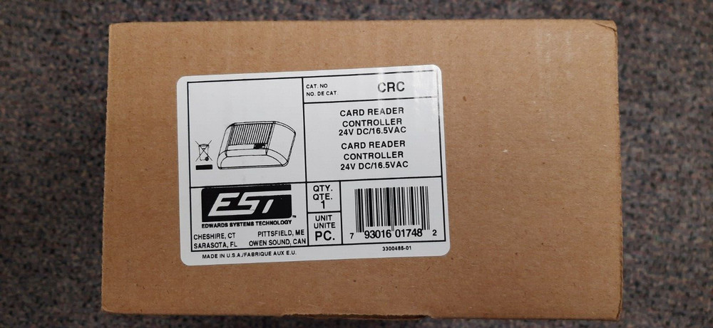 New SEALED! Edwards EST CRC Card Reader Controller
