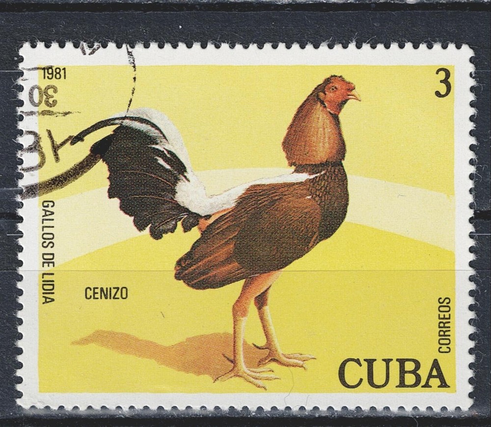 Fauna Birds Rooster stamp 1981 A-24