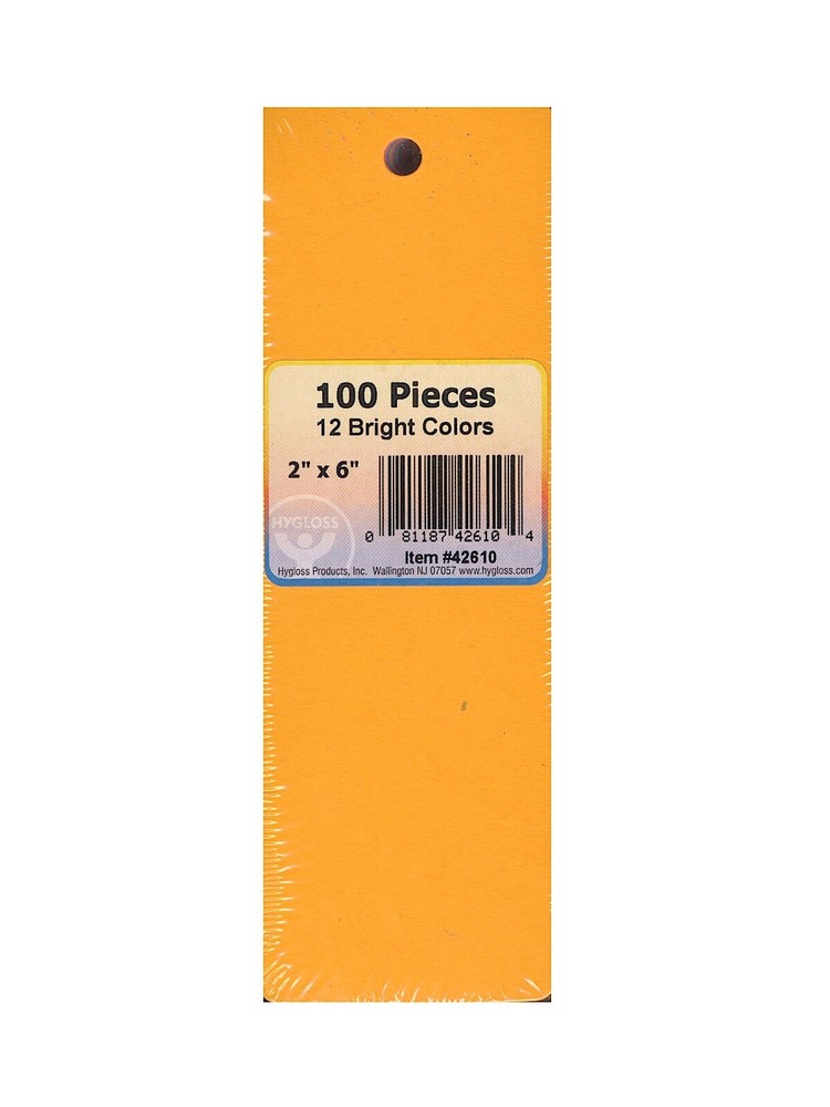 Hygloss Book Marks - assorted pack of 100