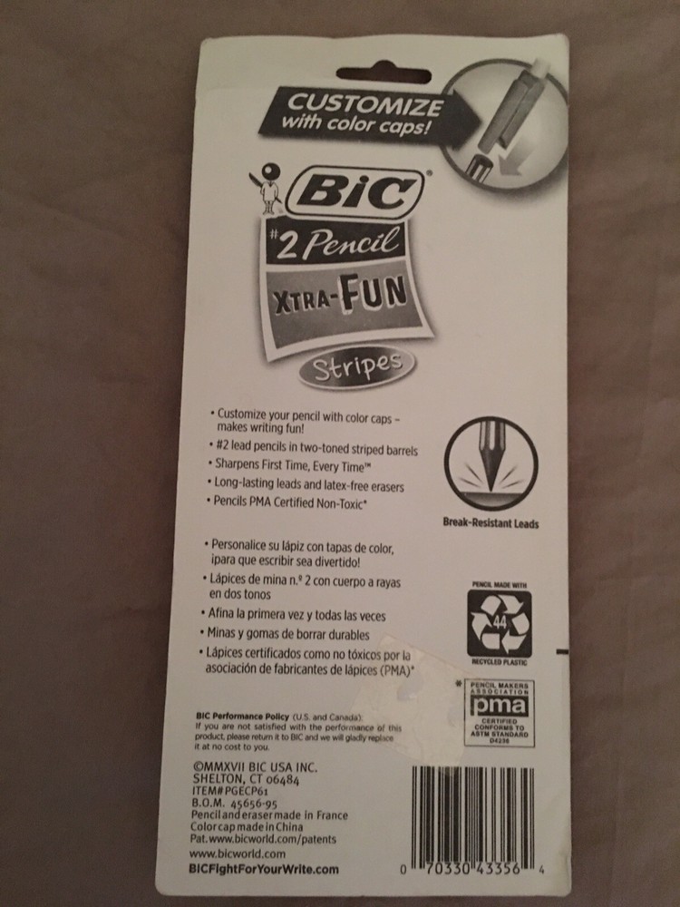 Bic #2 Pencils Extra Fun