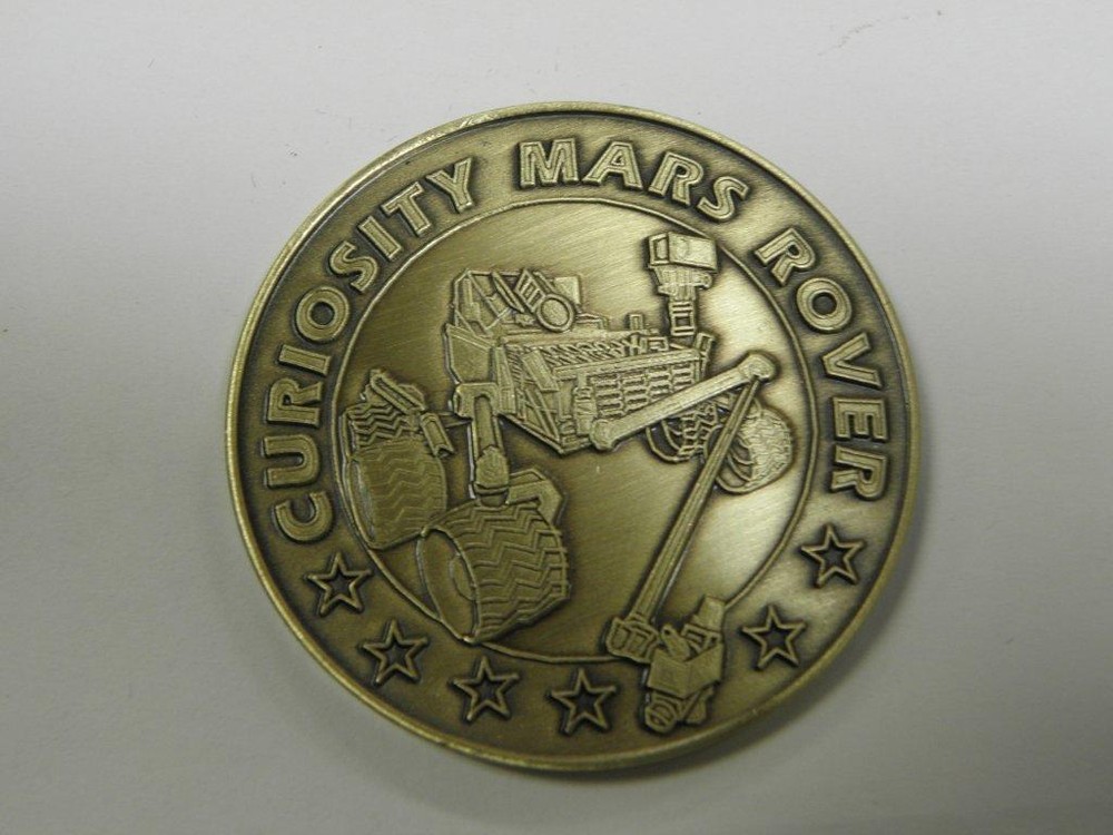 MARS CURIOSITY ROVER COMMEMORATIVE COIN SPACE EXPLORATION 2011 GOING STRONG