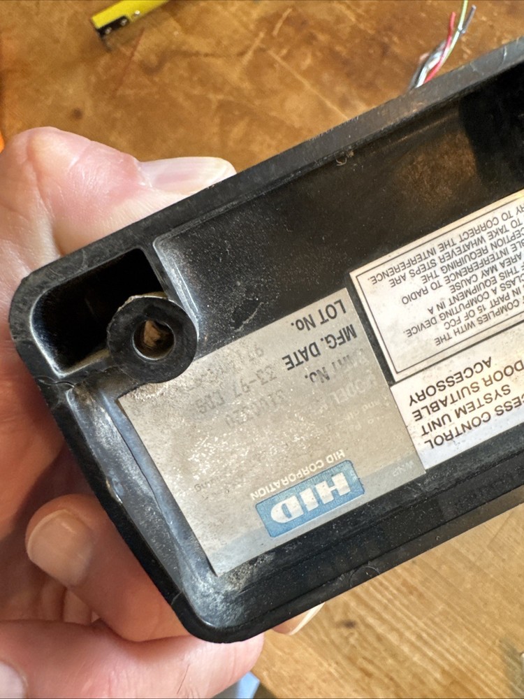 Vintage 1997 HID Mag Stripe Reader Tested & Working - Unsure Model #
