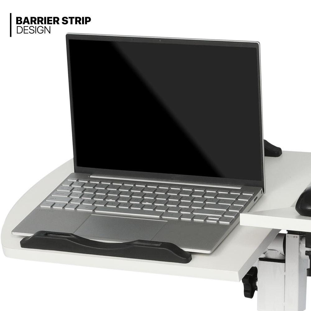 Portable Workstation[ROLLING SWIVEL LAPTOP DESK]Stand Up Adjustable Height Table