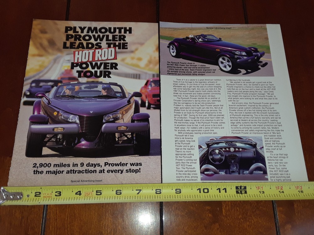 PLYMOUTH PROWLER ORIGINAL 1996 ARTICLE