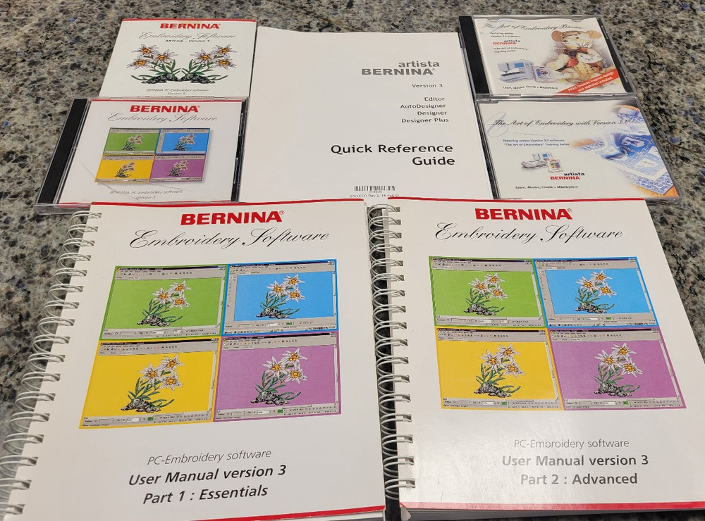 Bernina Embroidery Software 3 Installation Replacement CD PLUS