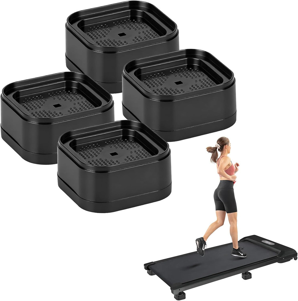 Treadmill Incline Riser Blocks - 4-Pack Adjustable Non-Slip Support for Workouts