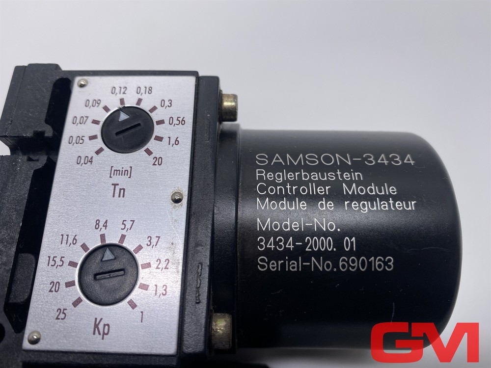 Samson Regulator Module SAMSON-3434 Controller Module 3434-2000.01 Pneumatics